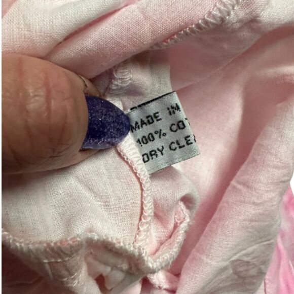 NWT JULIETTE DUNN PINK SPIRAL TIE DYE midi floral DRESS + MIRRORS Size 2 - Picture 11 of 12